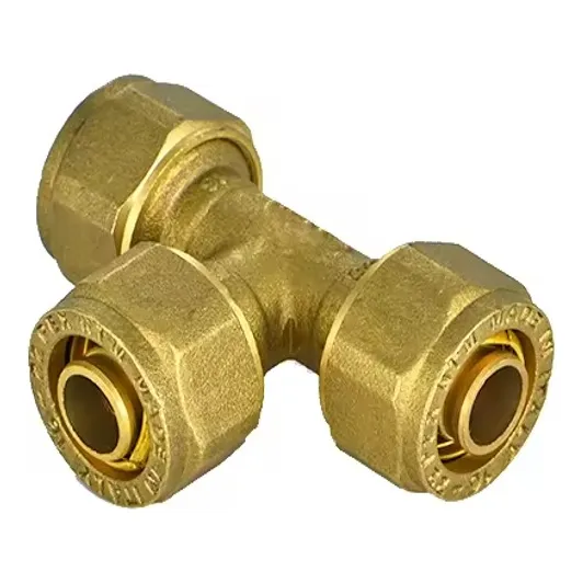 Junta Conexion De Compresion T 16x16x16 Tubo Gas Multicapa 
