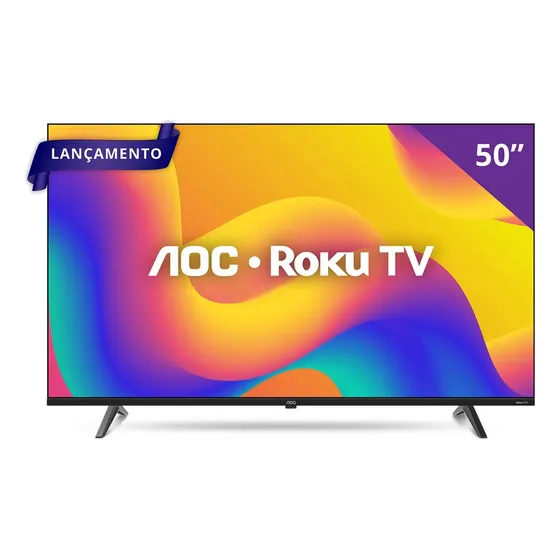 Smart Tv 50  Aoc 4k Dled 50u7045/78g Roku Tv Quad