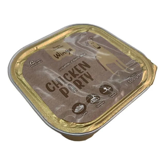 Winga Chicken Party Para Perros 300 G