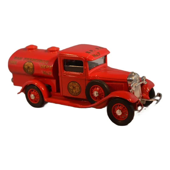 Carro De Coleccion Bombero Cisterna Ford 1932 San Francisco