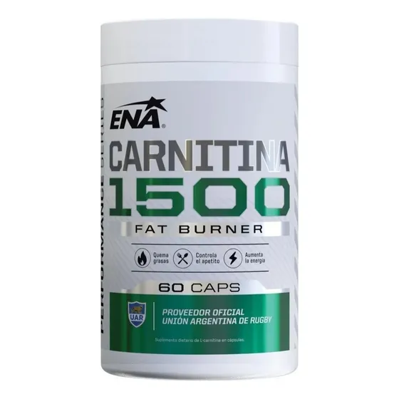 Carnitina Ena 1500 Mg Pro Burn X 60 Caps Quemador De Grasa