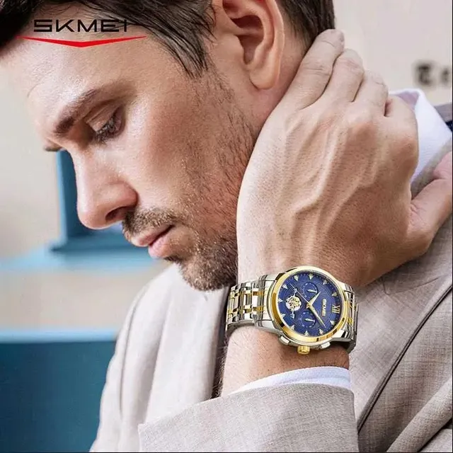 Reloj Skmei 7078 Acero Inoxidable Contra Agua Sumergible