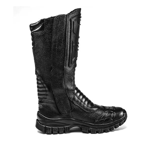Bota Florestal Protege Picada Cobra Couro Genuino Original