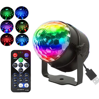 Luces Bola Led Mini Proyector Escenario Disco P/ Fiesta Usb Luces Bola Led Mini Proyector Escenario Disco P/ Fiesta Usb