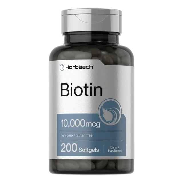 Biotina 10000 Mcg Horbäach 200 Cápsulas Blandas
