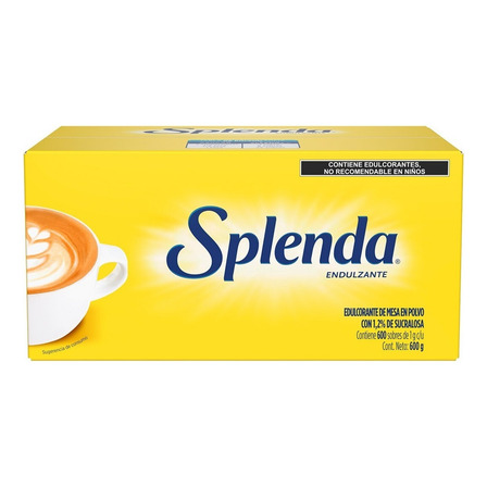 Sustituto De Azúcar Splenda 600 Sobres De 1gr C/u Sustituto De Azúcar Splenda 600 Sobres De 1gr C/u