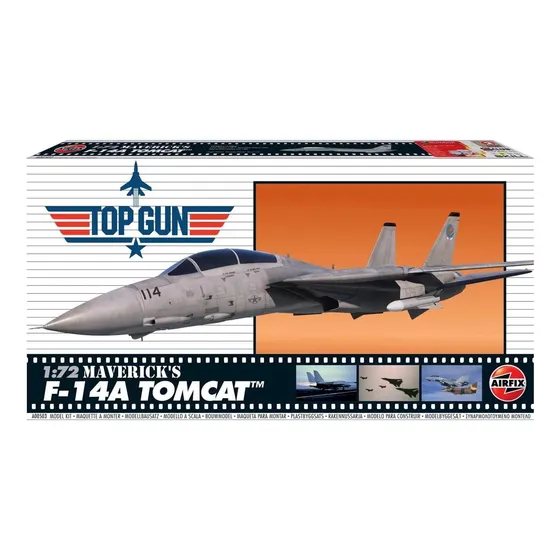 Avion F-14a Tomcat Mavericks 503  Escal 1:72 Maqueta Armable