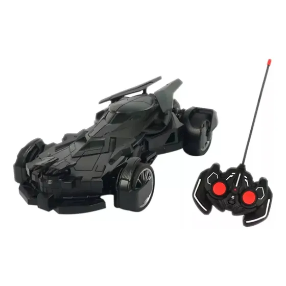 Carro Control Remoto Batman Tipo Batimovil Juguete Recargabl Color Negro
