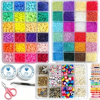 Kit De Pulseras DIY Para Niñas De 5 A 12 Años | Set De Abalorios Y Colgantes Para Manualidades Creativas