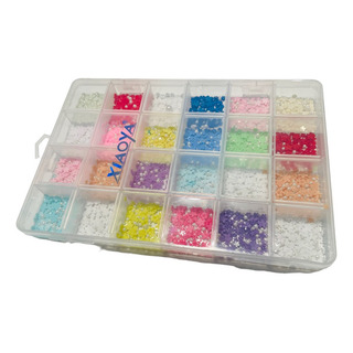 Estuche Decoración Flores 3d Para Uñas Colores Strass Estuche Decoración Flores 3d Para Uñas Colores Strass