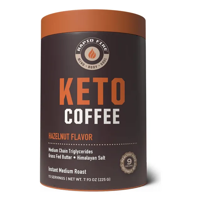 Café Keto Rapid Fire Hazelnut 225g Quema Grasa