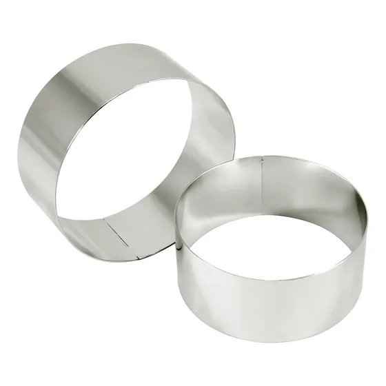 Aro Cortante Molde Redondo Repostería Acero Carol 6 Cm
