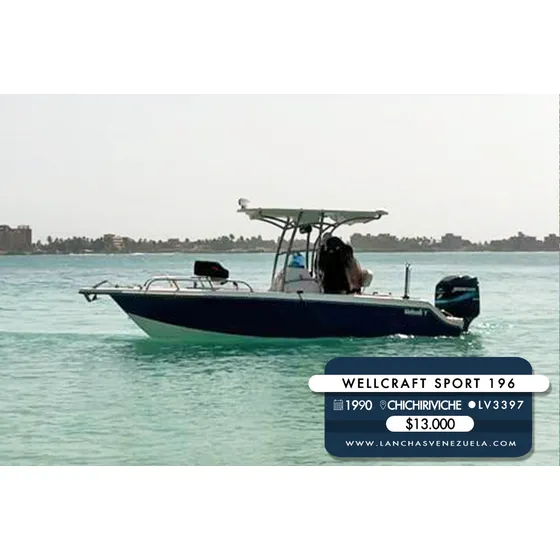 Lancha Wellcraft Sport 196 Lv3397