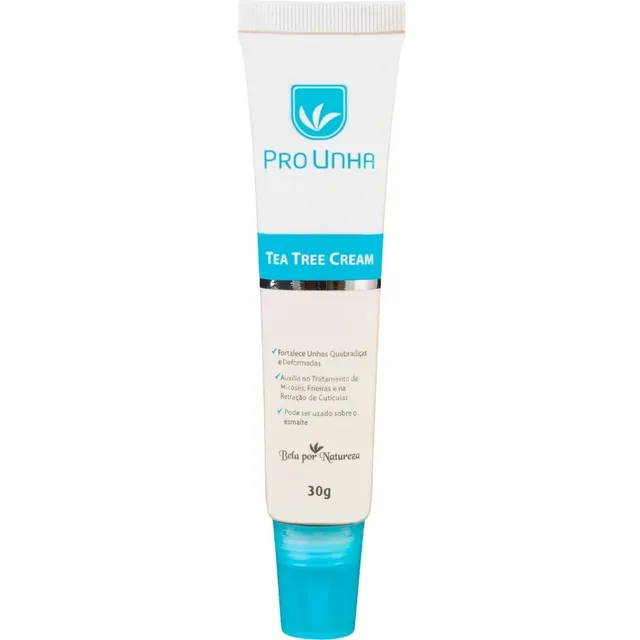 Fortalecedor De Unhas Pro Unha Tea Tree Creme (30g)
