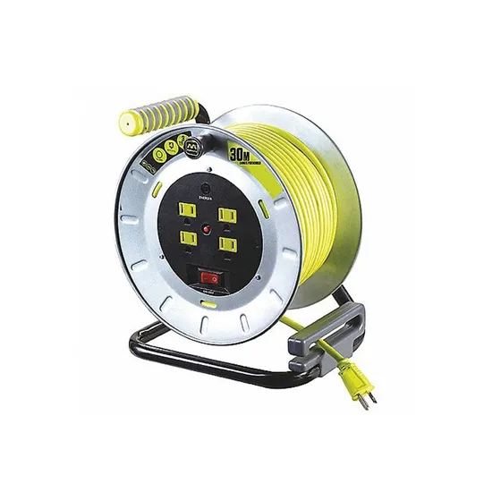 Extension C/multicontacto 30m 14awg Luceco Otmm301114g4sl-mx