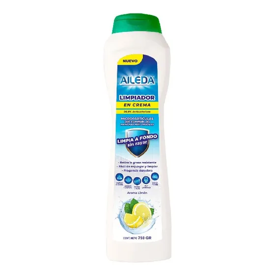 Limpiador En Crema Multiuso Aileda Aroma Limón 750gr