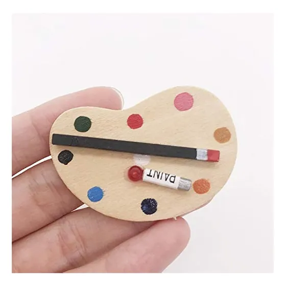 Casas Para Muñecas Y Muñecos, Set De Pintura En Miniatura