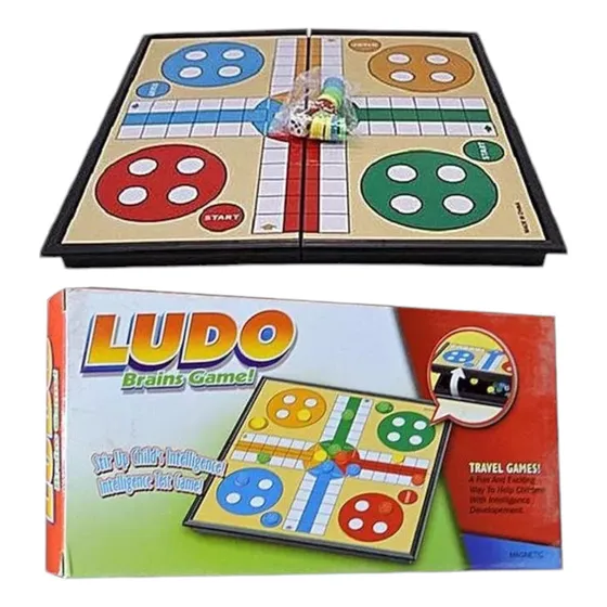 Ludo Magnetico Juego Mesa Clásico Educativo Tablero