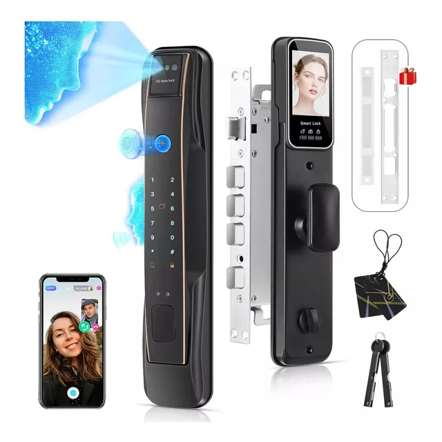 Cerradura Inteligente 6 Desbloquear Con App Walkie Y Facial