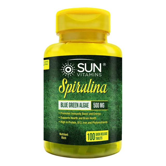 Spirulina Espirulina 500mg 100tabletas