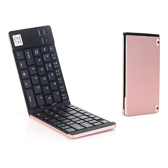 Gk228 Bt 66 Teclas Mini Teclado Portátil Sem Fio Dobrável