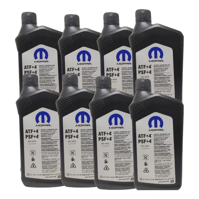 Kit 8l Óleo Cambio Atf-4 Toro Jeep Compass Fiat