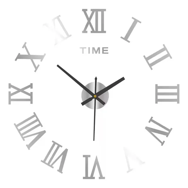 Reloj Pared 3d Cuarzo Moderno Elegante Decoración Hogar Moda