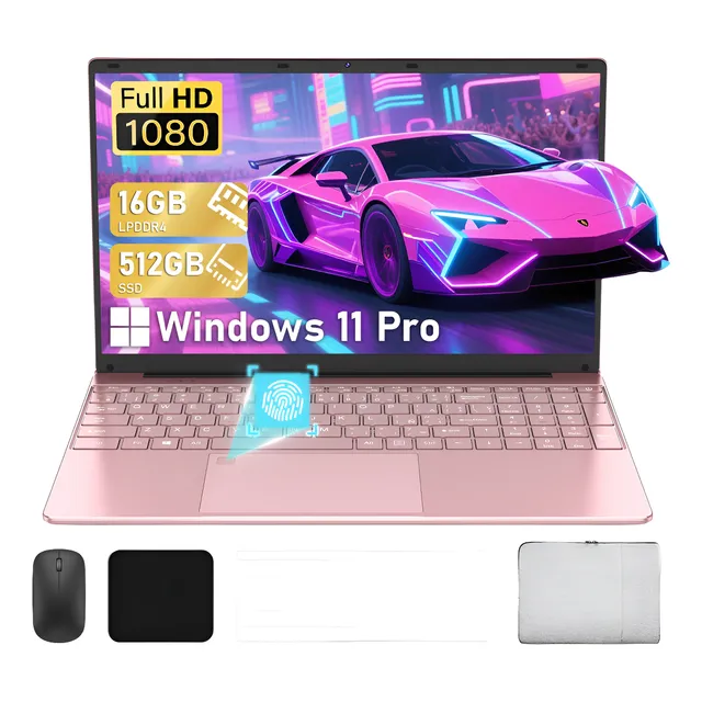 Laptop 15.6'' Notebook Español Teclado 16gb 512gb + Huella