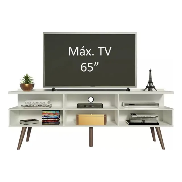 Mesa Tv Escandinava Hasta 65 , Centro De Entretenimiento.
