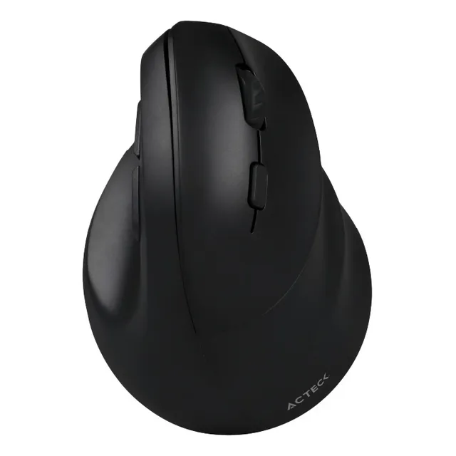 Mouse Ergonomico Vertical Acteck 2.4 Ghz 2 Modos Bt Mi520 Color Negro