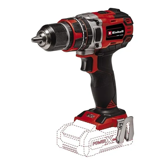 Taladro percutor atornillador inalámbrico de 13mm Einhell TP-CD 18/50 Li-i BL Solo 18V 50Hz/60Hz