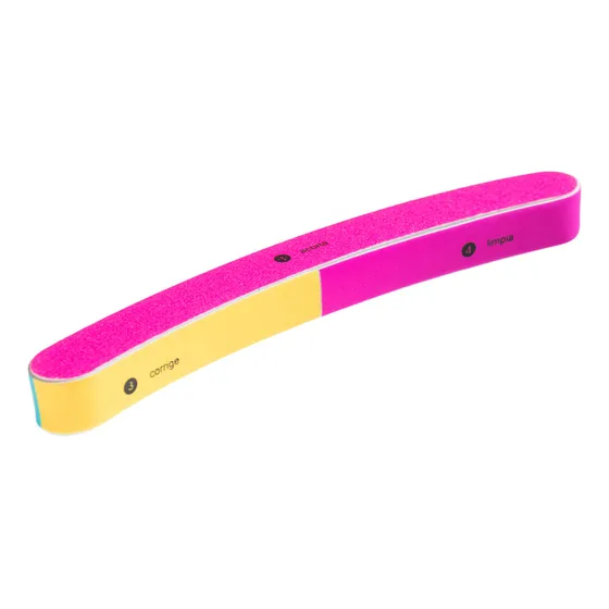 Lima Para Uñas Studio 9 Banana Pulidora 6 Pasos 4 Lados