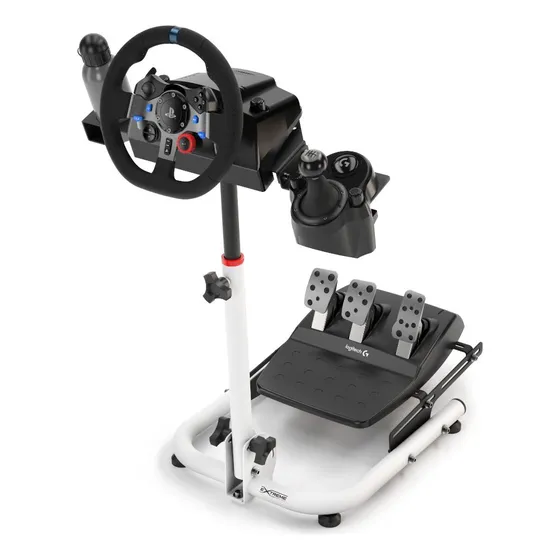 Suporte P/ Volante Logitech G29 Simulador Cockpit Extreme Cor Branco