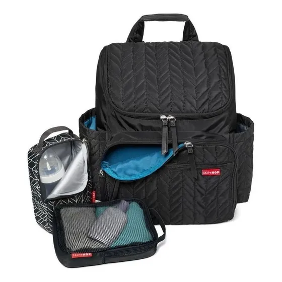 Bolsa de maternidad Forma Backpack Skip Hop Black Mochila color negro
