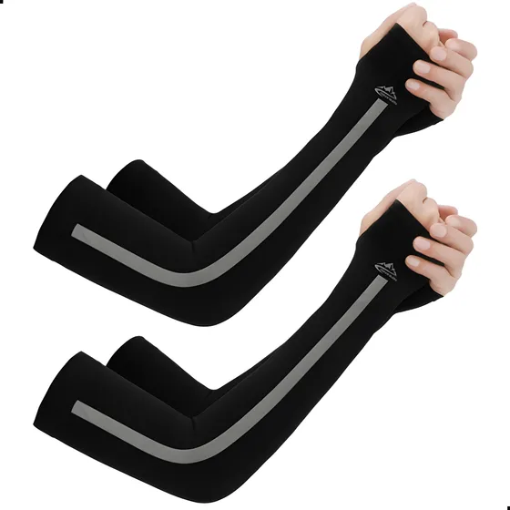 2 Pares Mangas Del Brazo Protectoras Uv Sol Guant Deportivas