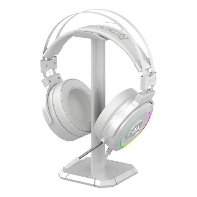 Audífonos Gamer Redragon H320 Lamia 2 White Con Luz Rgb