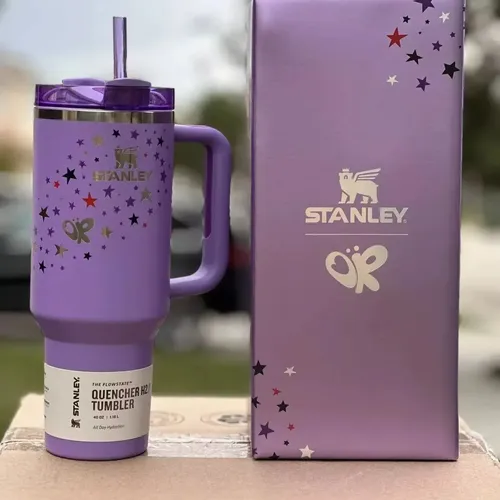 STANLEY grátis Frete | Tumbler Quencher H2.0 Purple Plum 40oz Stanley oz 40 パープル TUMBLER H2.0 QUENCHER 弁当箱・水筒