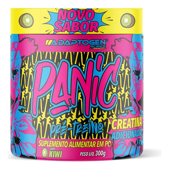 Pré-treino Panic 300g Com Beta Alanina  Adaptogen Preworkout