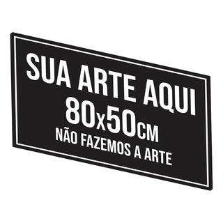 Placa Fachada 80x50cm Personalizada Loja Comércio Acm Placa Fachada 80x50cm Personalizada Loja Comércio Acm