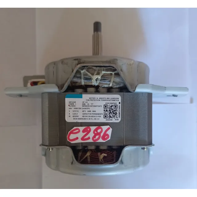 Motor De Lavadora Krake Mabe O General Electric 1/3hp Origin