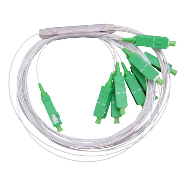 Splitter Fibra Óptica Cable Divisor Plc 1 X 8 Sc Apc 1 Mts