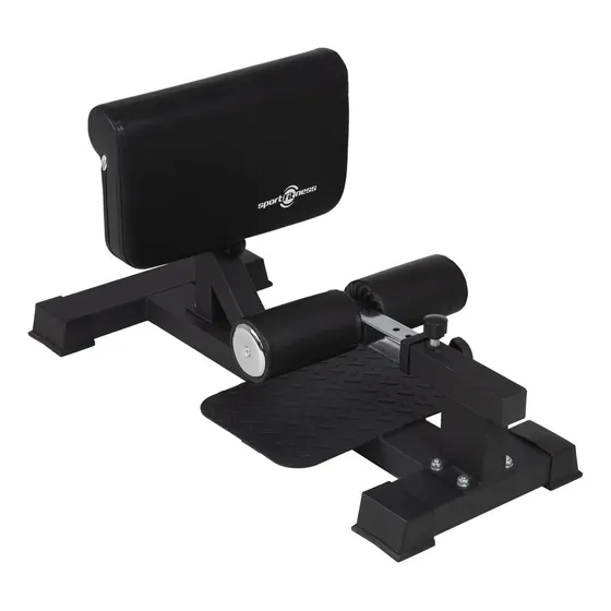 Soporte Sentadillas Banco Sissy Sportfitness Glúteos Piernas Color Negro