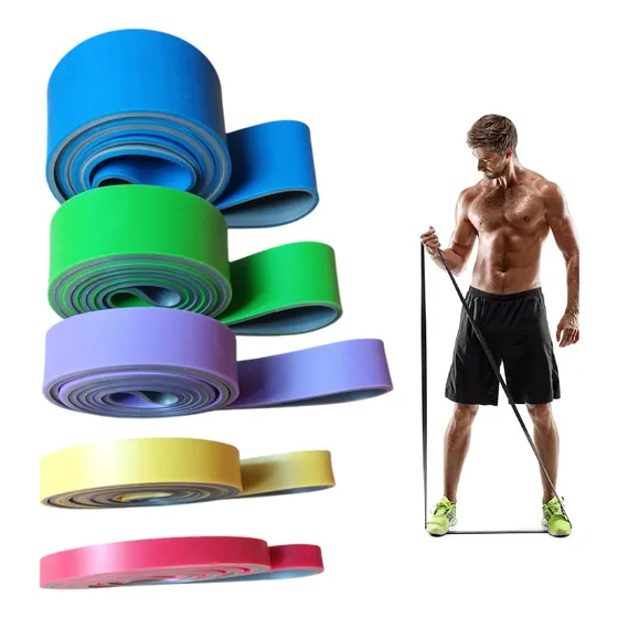Set De 5 Bandas De Resistencia Bandas Elásticas Crossfit Gym