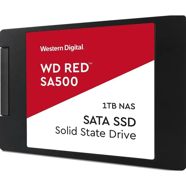 Ssd Western Digital Wds100t1r0a Rojo, 1 Tb, Nas, Sata 2.5''