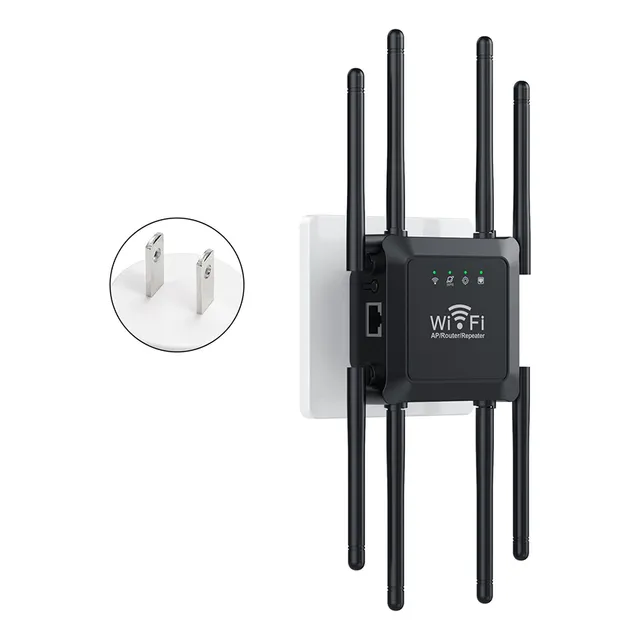 Repetidor Wifi Router Amplificador De Señal 300mbp 2.4g 110v