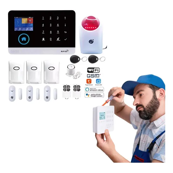 Kit Alarma Instalada ( Mvd ) Casa Wifi Sin Contrato Hoy!