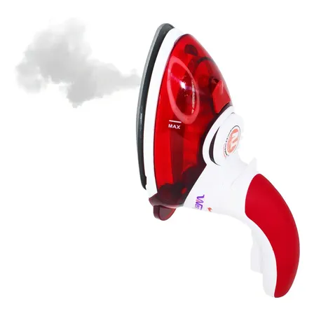 Mini Ferro de Passar Vermelho 3em1 Steamer
