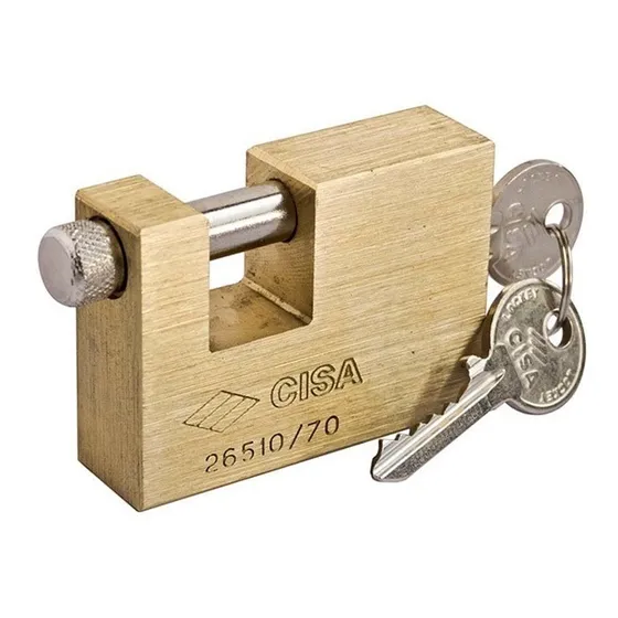 Candado Anticizalla Cisa 70mm Resistente A Segueta 2 Llaves