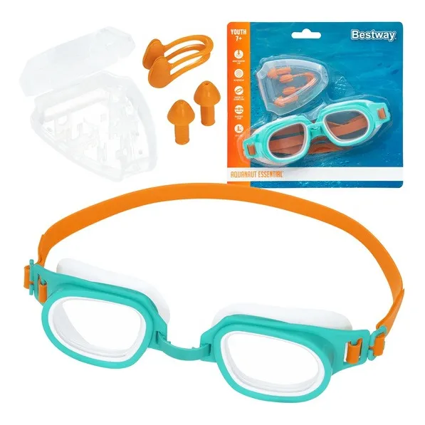 Set De Lentes De Natacion Con Tapones Para Niños Bestway