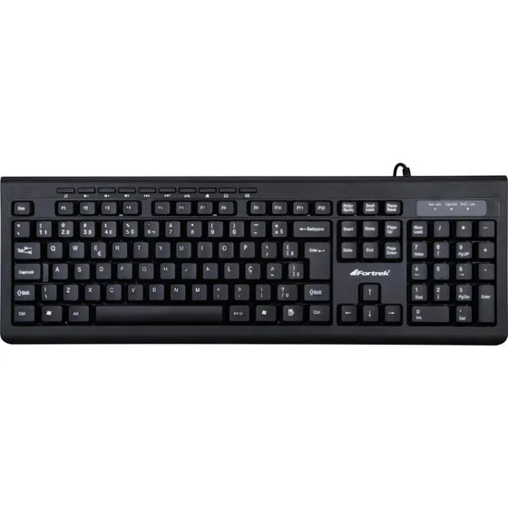 Teclado Multimídia Fortrek Mkl-101 Usb Abnt2